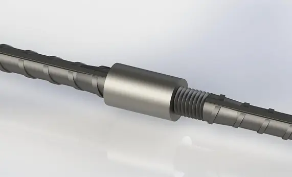Rebar coupler connector