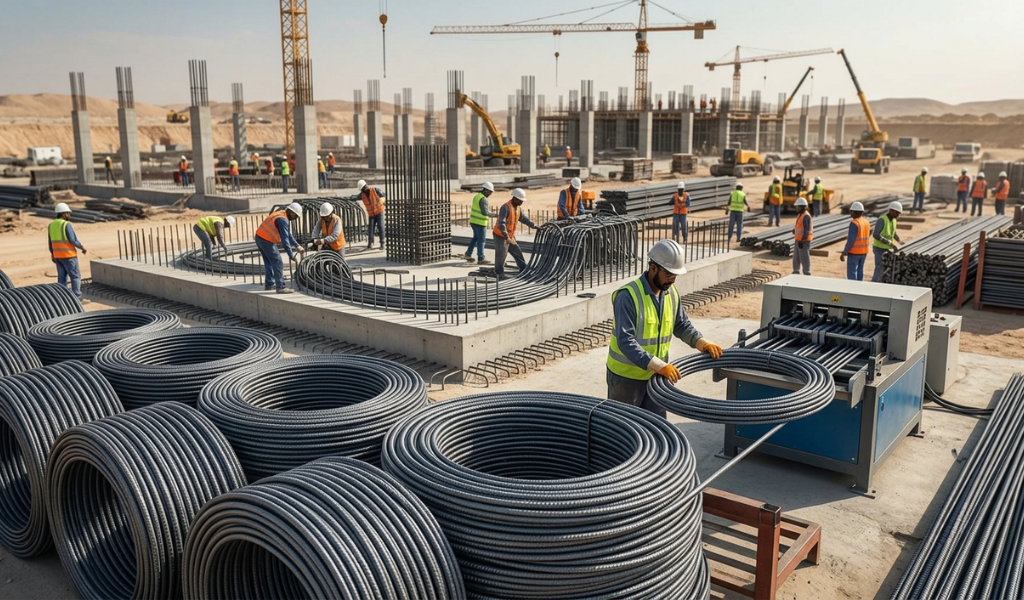 How Coiled Fabricated Rebar Improves Construction Speed
